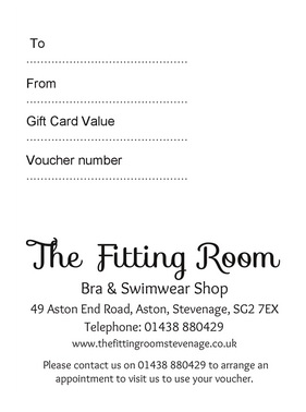 Gift card to spend at The Fitting Room (from 5.00)